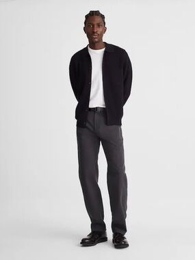 Madewell The Allday 1991 Straight-Leg Pant in Warm Charcoal SZ 30 NWT $138 NW539